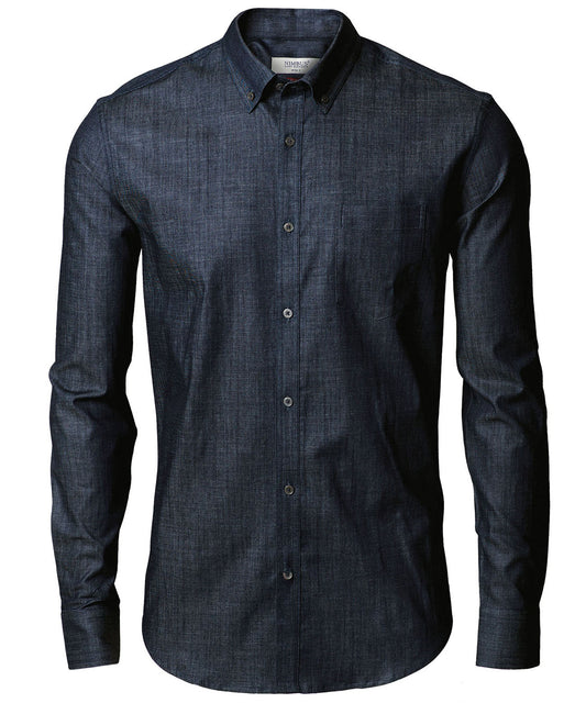Nimbus NB65M Torrance slim fit – raw and stylish denim shirt in Indigo Blue