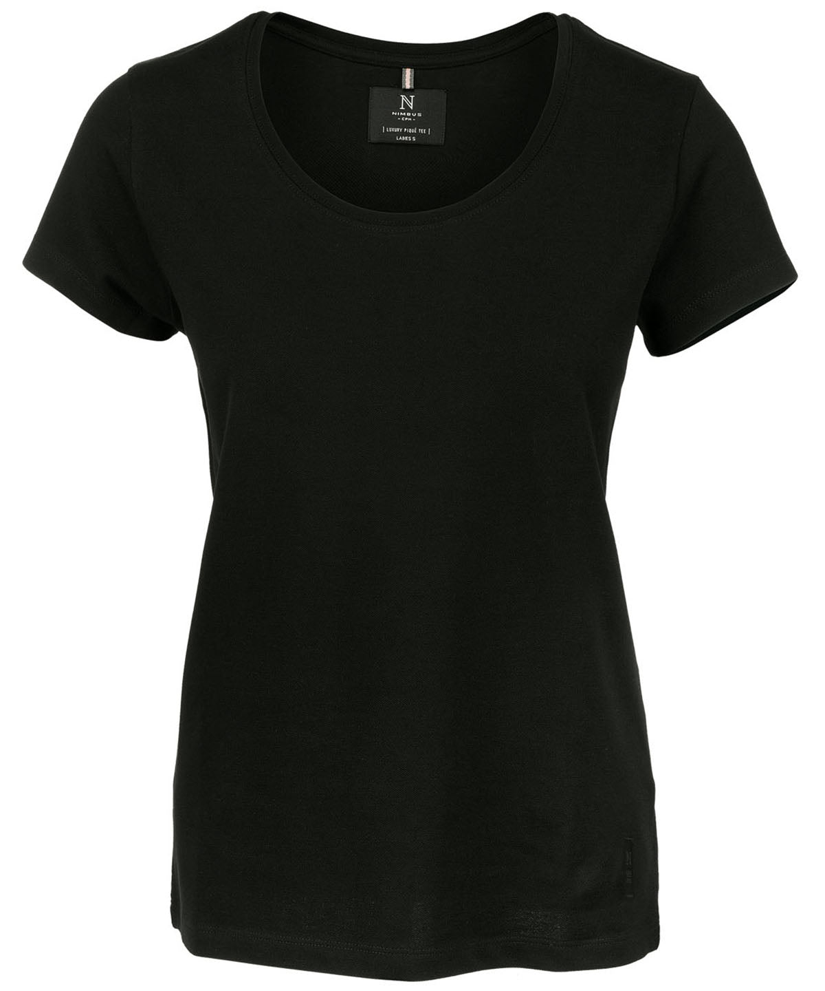 Nimbus NB72F Women’s Danbury – the piqué tee in Black