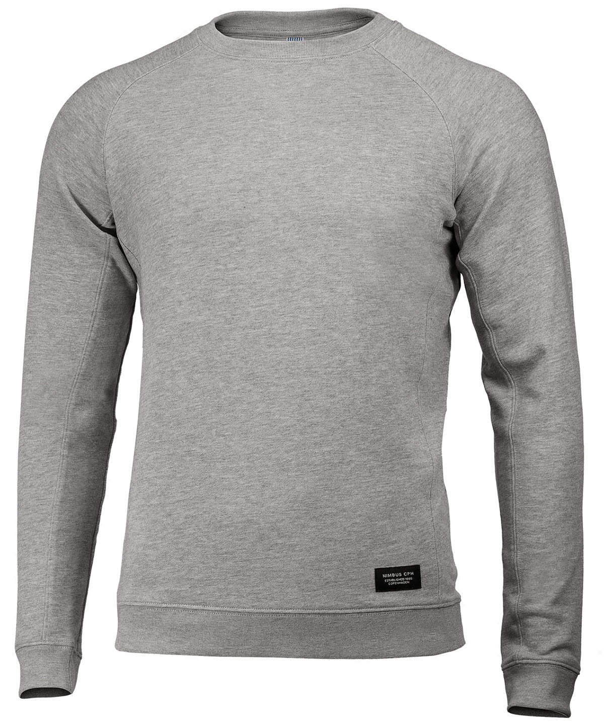 Nimbus NB87M Newport – luxury lightweight crewneck in Grey Melange