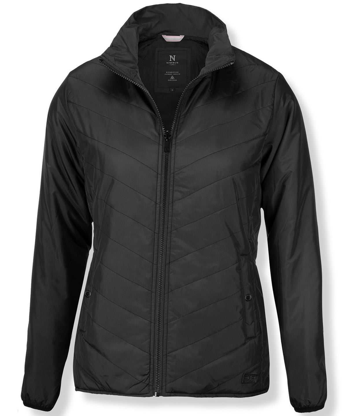 Nimbus NB90F Women’s Kendrick – fashionable quilted jacket in Charcoal