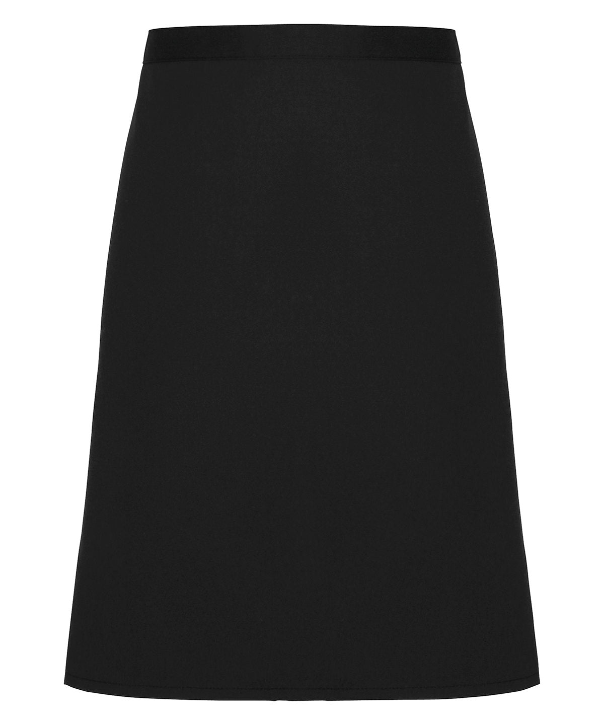 Premier PR114 Cotton waist apron, organic and Fairtrade certified in Black
