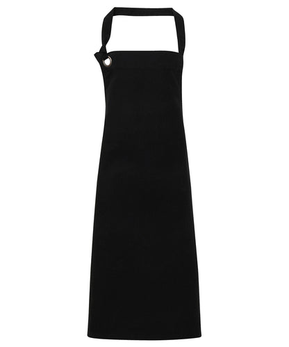 Premier PR130 Calibre heavy cotton canvas bib apron in Black