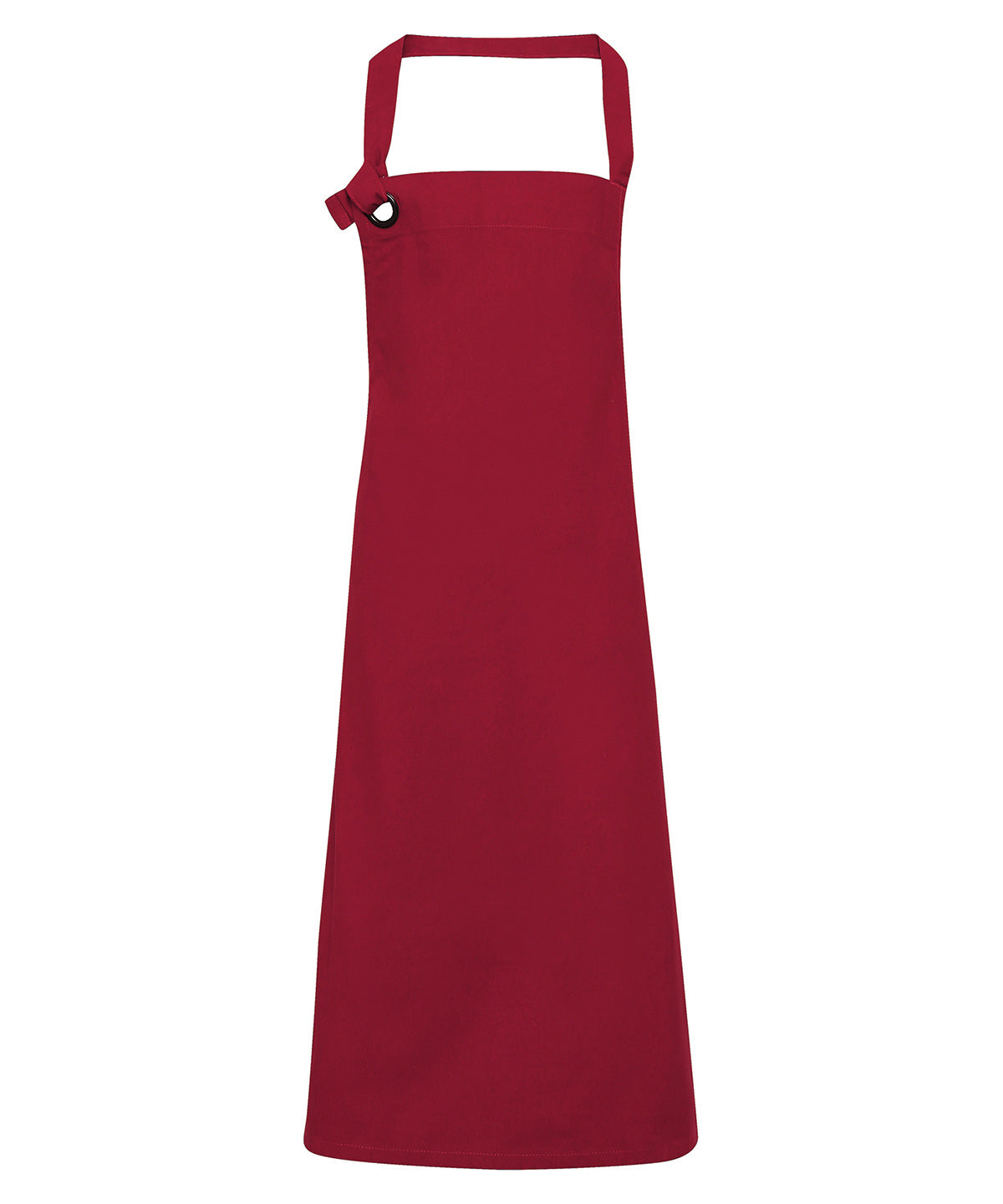 Premier PR130 Calibre heavy cotton canvas bib apron in Burgundy