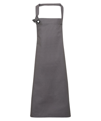 Premier PR130 Calibre heavy cotton canvas bib apron in Dark Grey