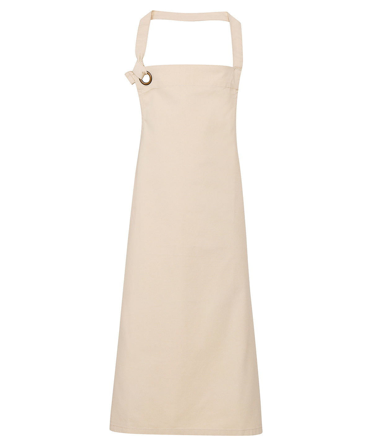 Premier PR130 Calibre heavy cotton canvas bib apron in Natural
