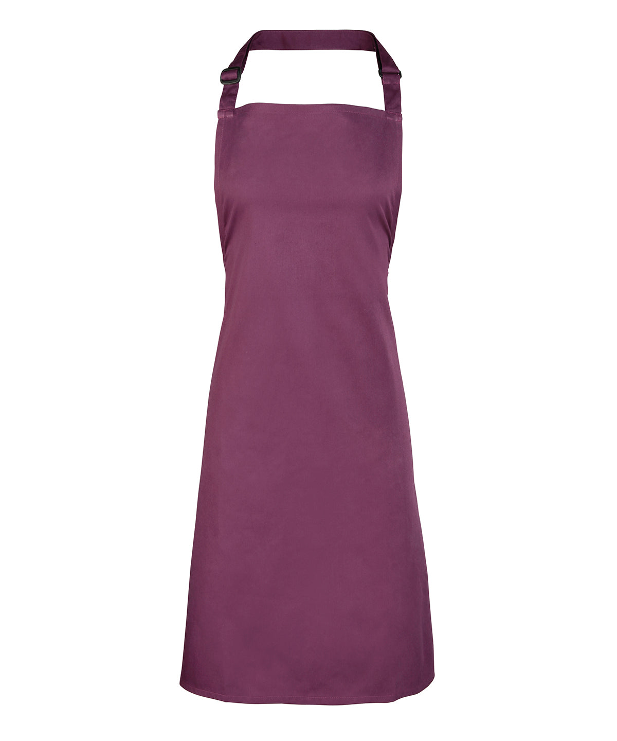 Premier PR150 Colours bib apron in Aubergine