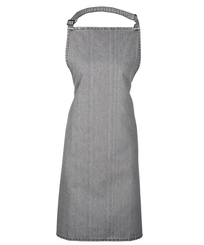 Premier PR150 Colours bib apron in Grey Denim