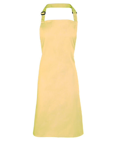 Premier PR150 Colours bib apron in Lemon