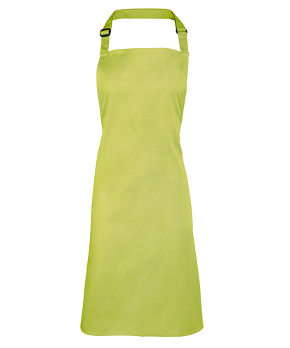 Premier PR150 Colours bib apron in Lime
