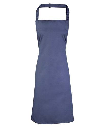 Premier PR150 Colours bib apron in Marine Blue