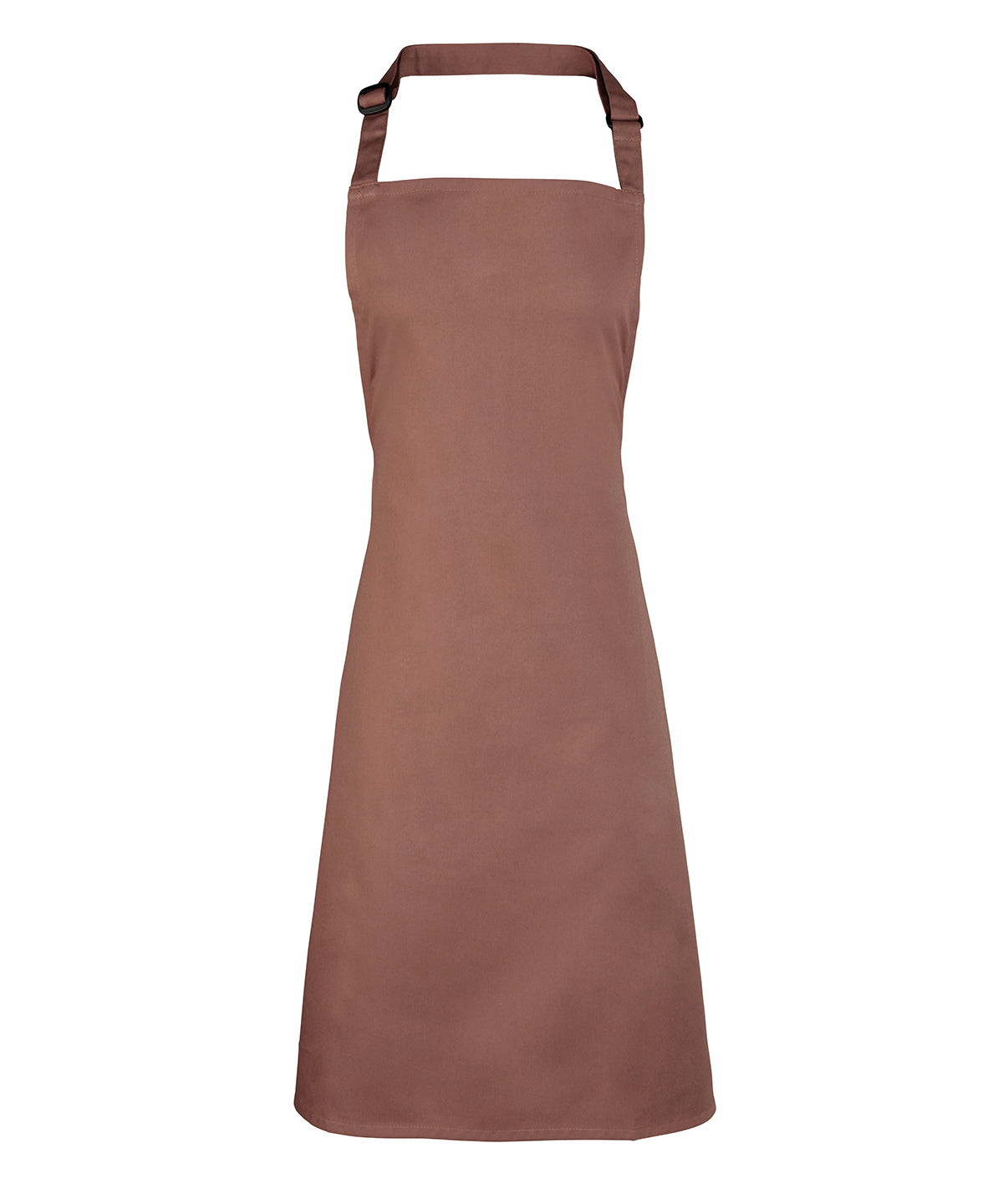 Premier PR150 Colours bib apron in Mocha