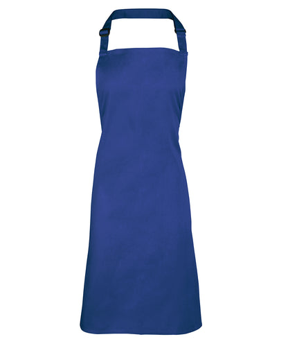Premier PR150 Colours bib apron in Royal