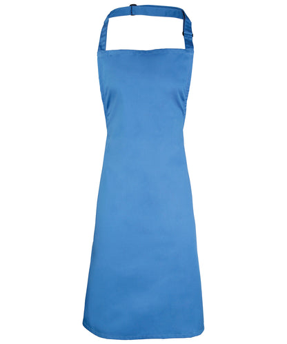 Premier PR150 Colours bib apron in Sapphire