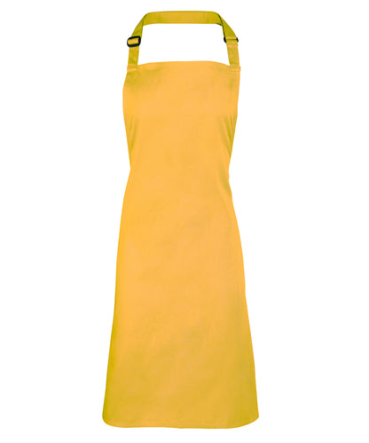 Premier PR150 Colours bib apron in Sunflower