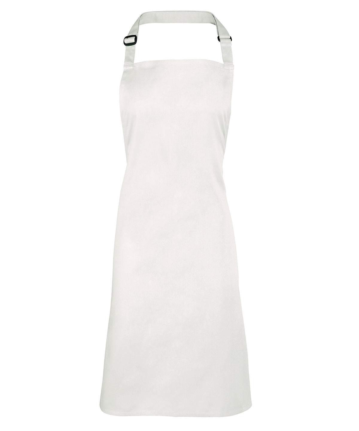 Premier PR150 Colours bib apron in White