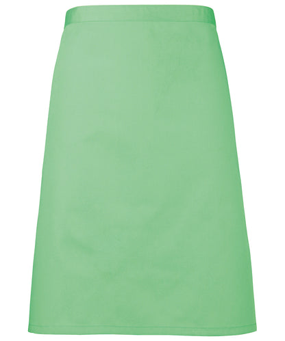 Premier PR151 Colours mid-length apron in Apple