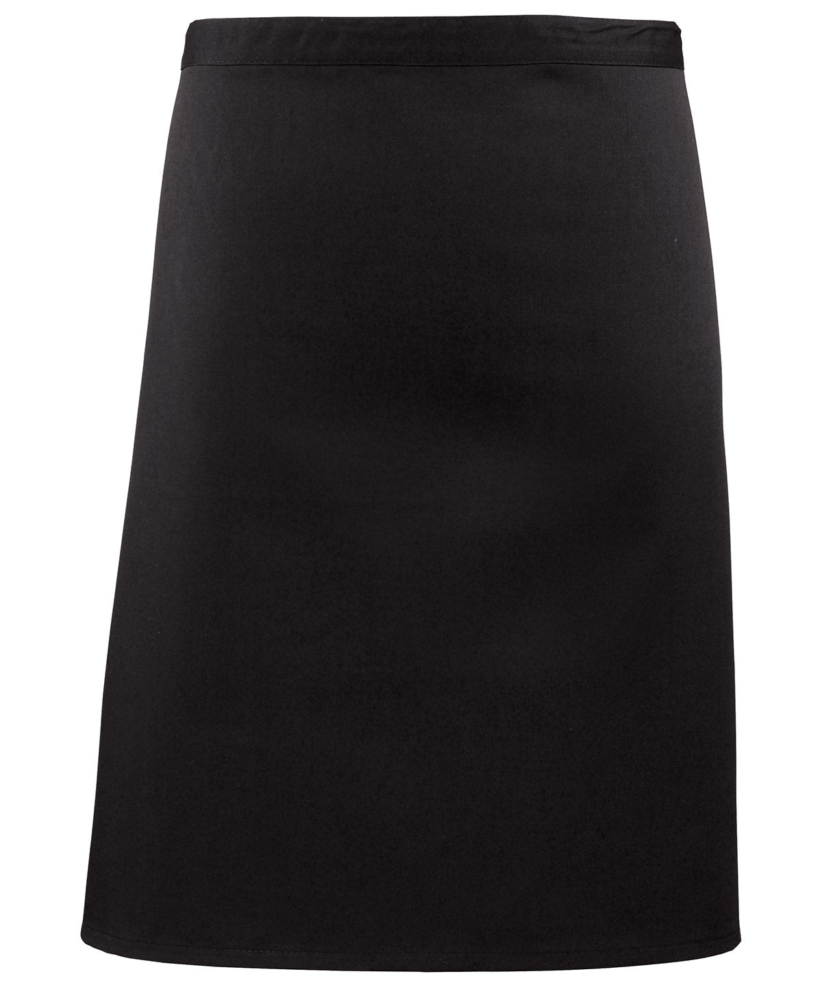 Premier PR151 Colours mid-length apron in Black