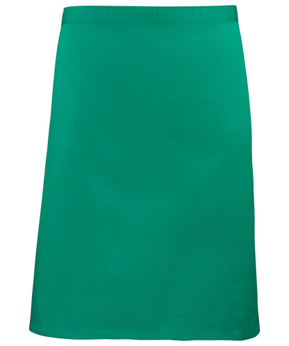 Premier PR151 Colours mid-length apron in Emerald