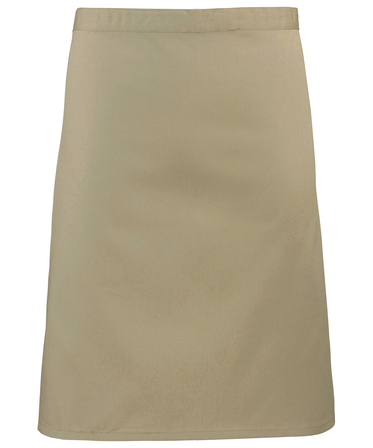 Premier PR151 Colours mid-length apron in Khaki