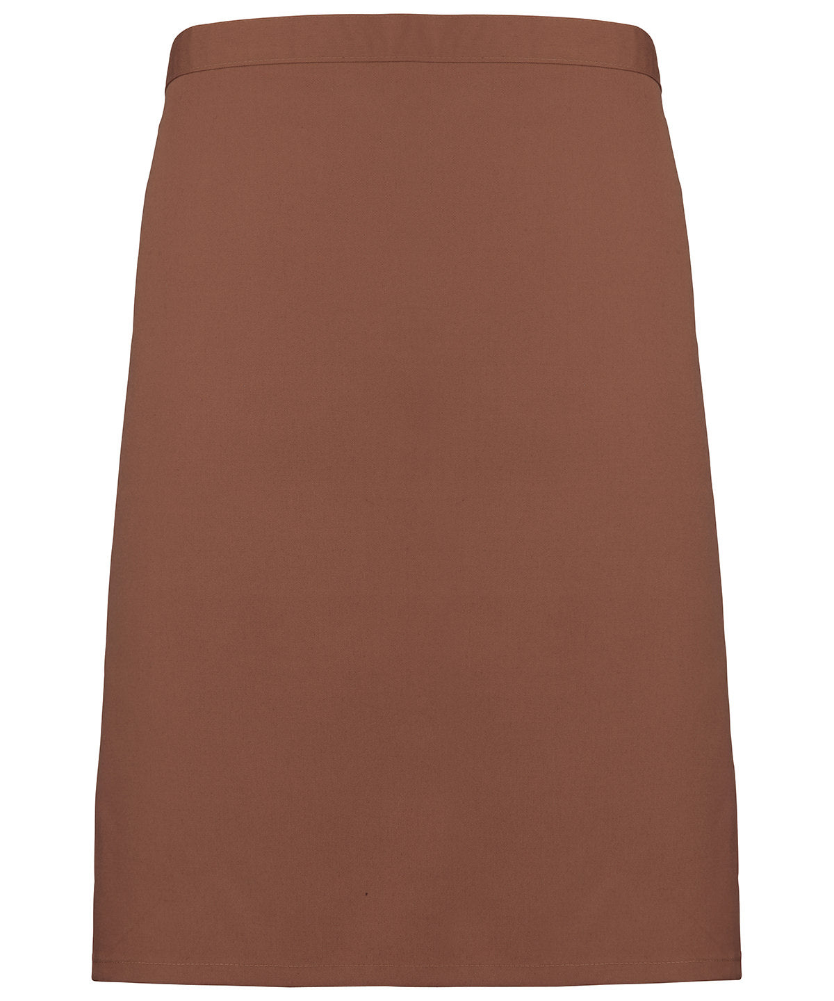 Premier PR151 Colours mid-length apron in Mocha