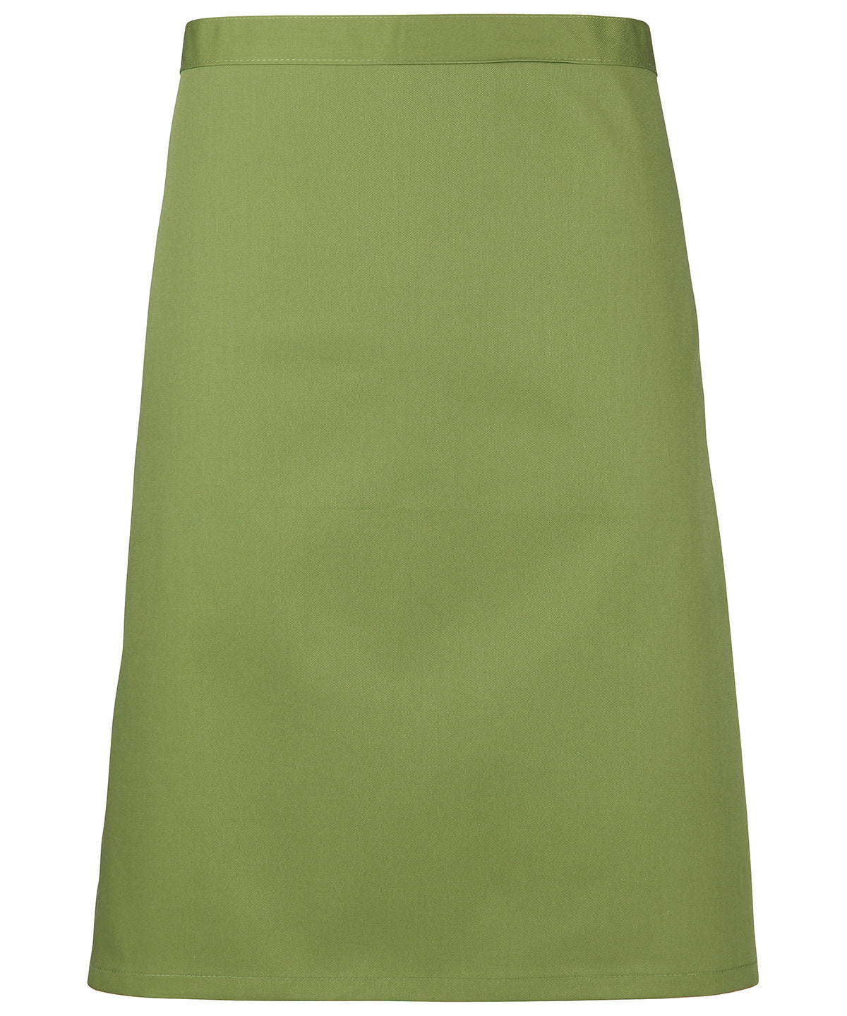 Premier PR151 Colours mid-length apron in Oasis Green