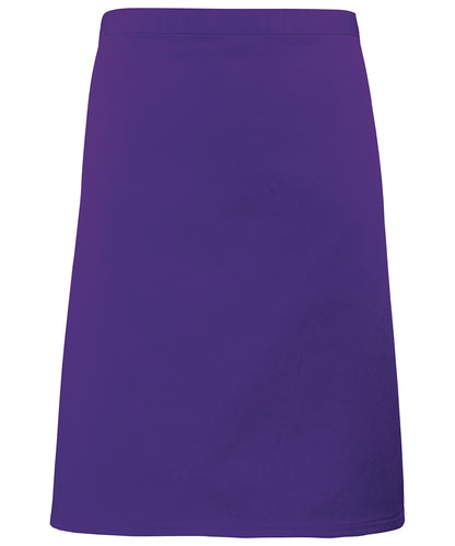 Premier PR151 Colours mid-length apron in Purple