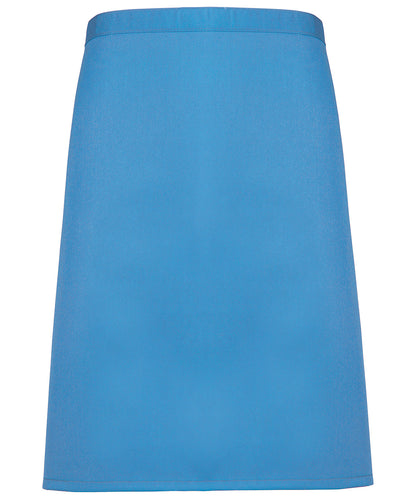Premier PR151 Colours mid-length apron in Sapphire