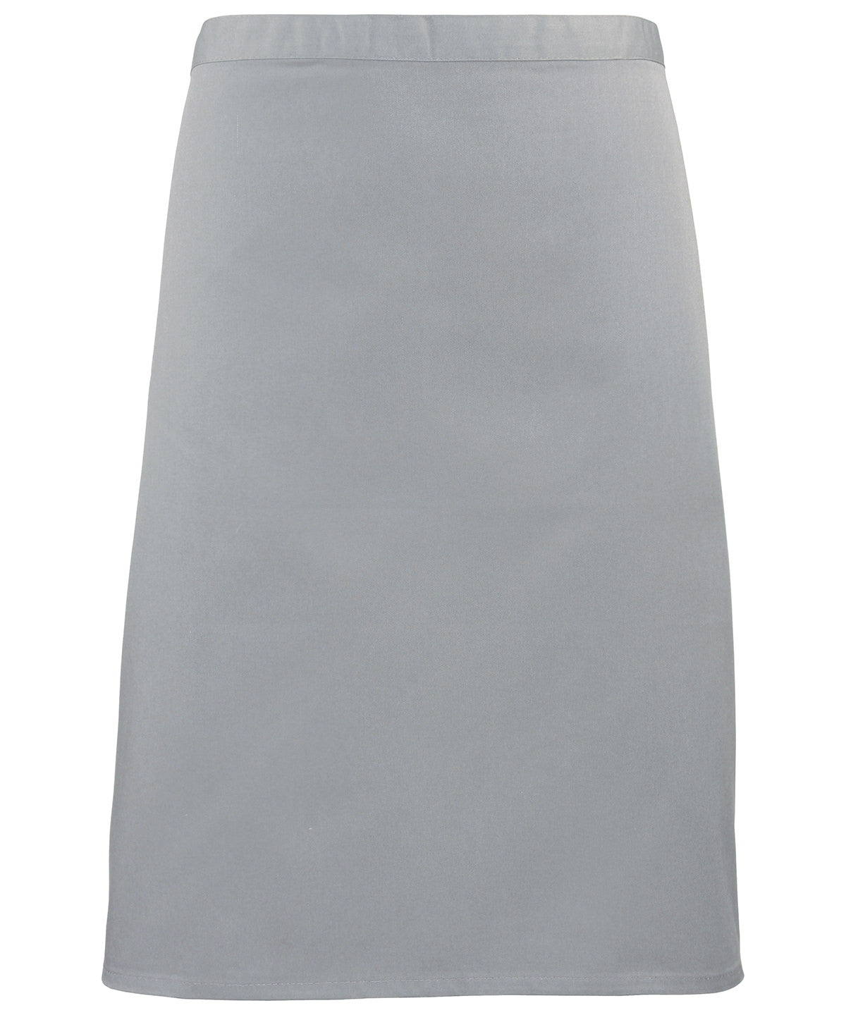 Premier PR151 Colours mid-length apron in Silver