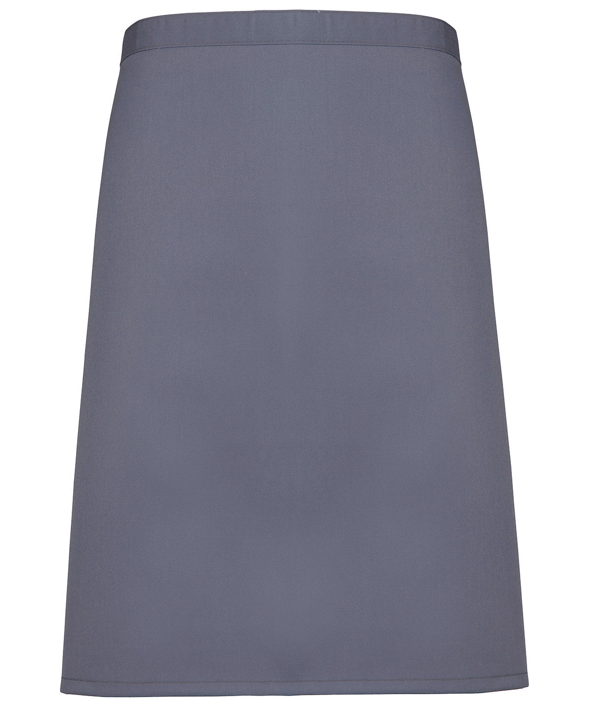 Premier PR151 Colours mid-length apron in Steel