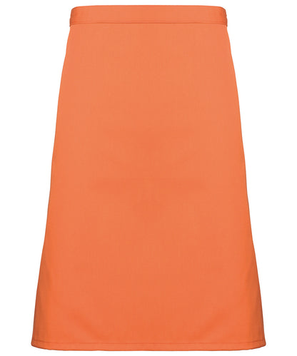 Premier PR151 Colours mid-length apron in Terracotta