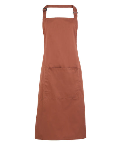Premier PR154 Colours bib apron with pocket