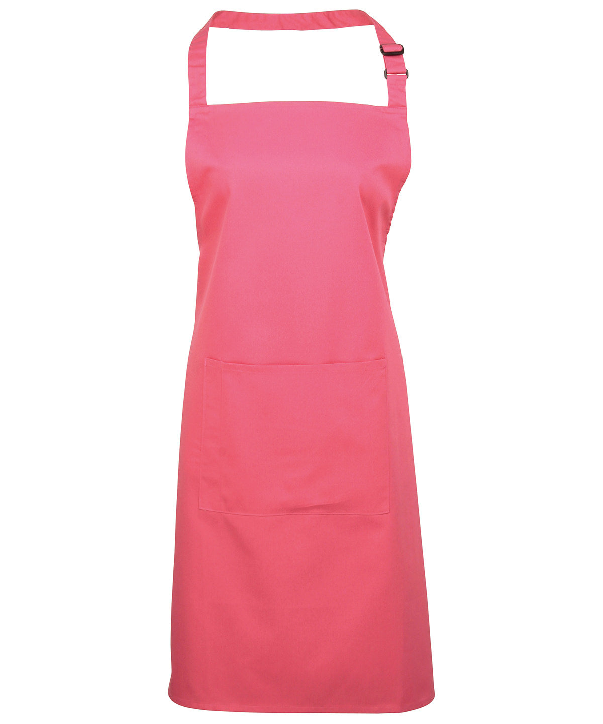 Premier PR154 Colours bib apron with pocket in Fuchsia