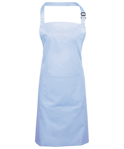 Premier PR154 Colours bib apron with pocket