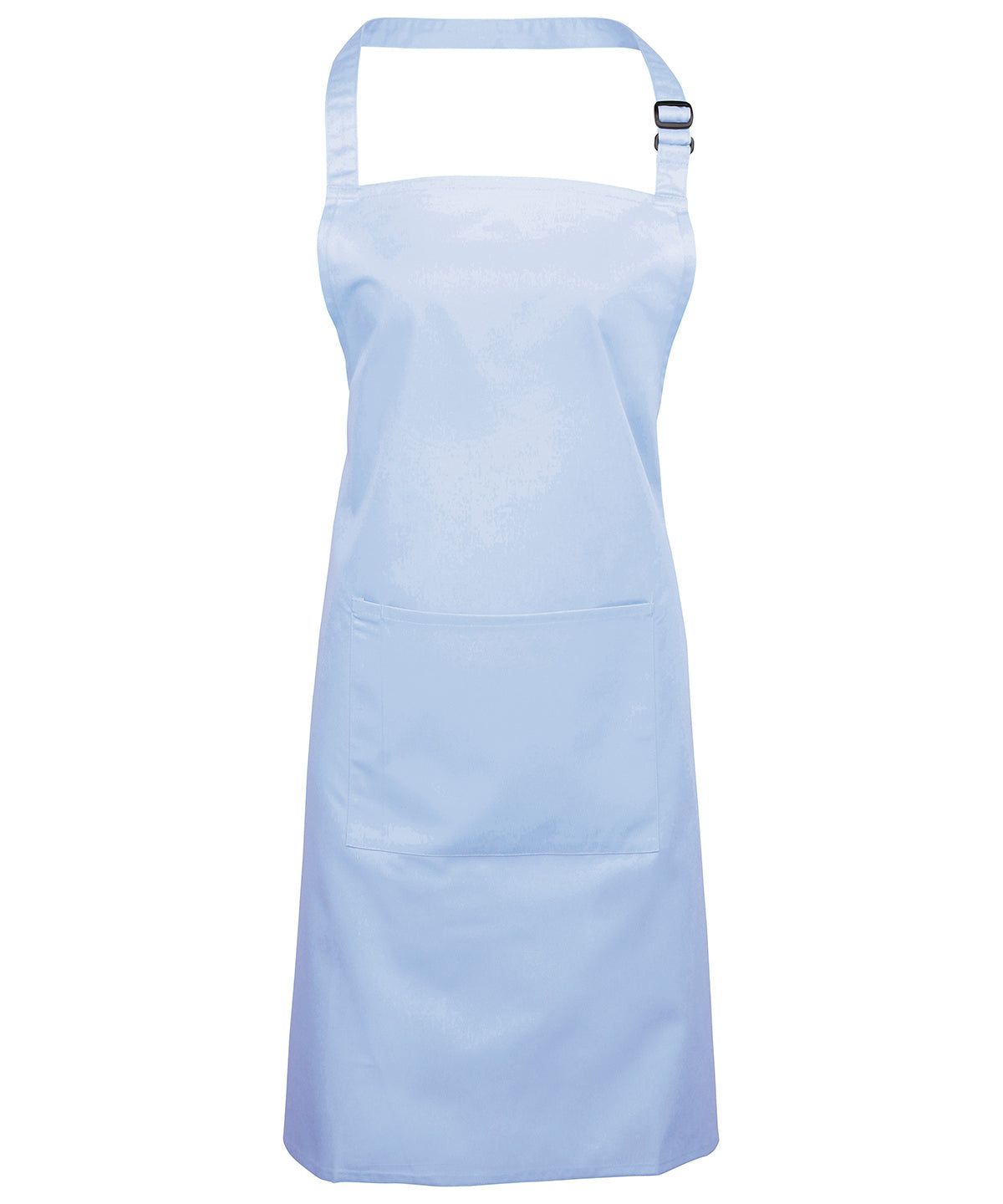 Premier PR154 Colours bib apron with pocket in Light Blue