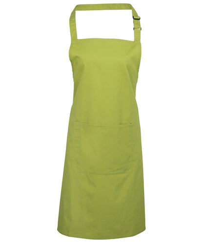 Premier PR154 Colours bib apron with pocket
