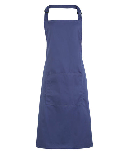 Premier PR154 Colours bib apron with pocket