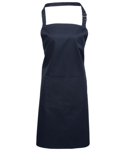 Premier PR154 Colours bib apron with pocket