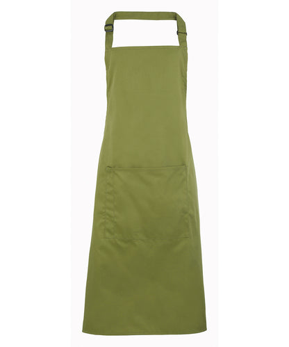 Premier PR154 Colours bib apron with pocket