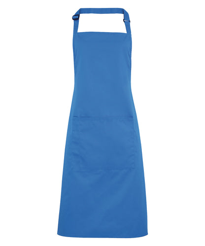 Premier PR154 Colours bib apron with pocket
