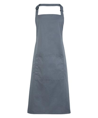 Premier PR154 Colours bib apron with pocket