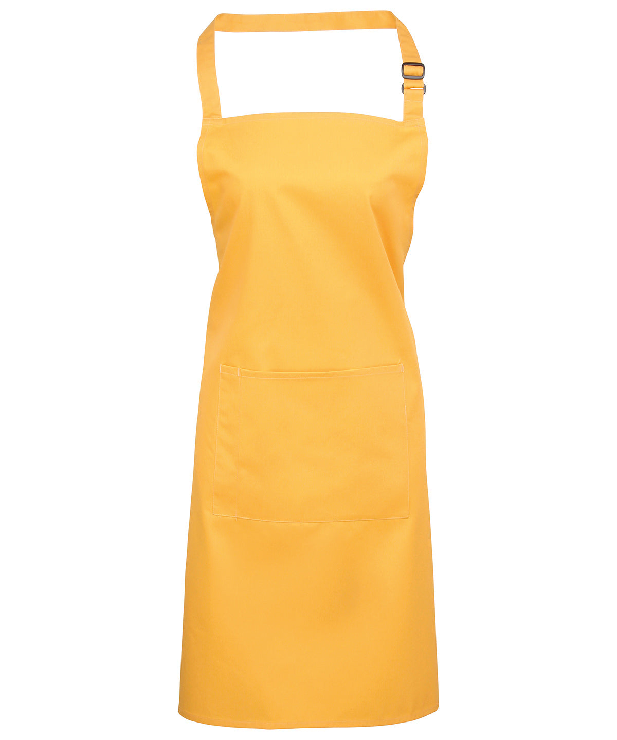 Premier PR154 Colours bib apron with pocket in Sunflower