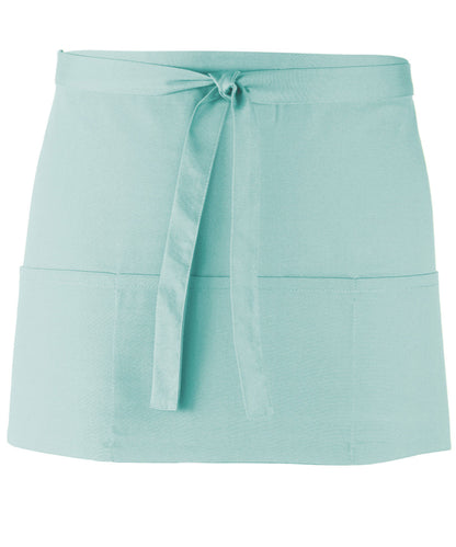 Premier PR155 Colours 3-pocket apron in Aqua