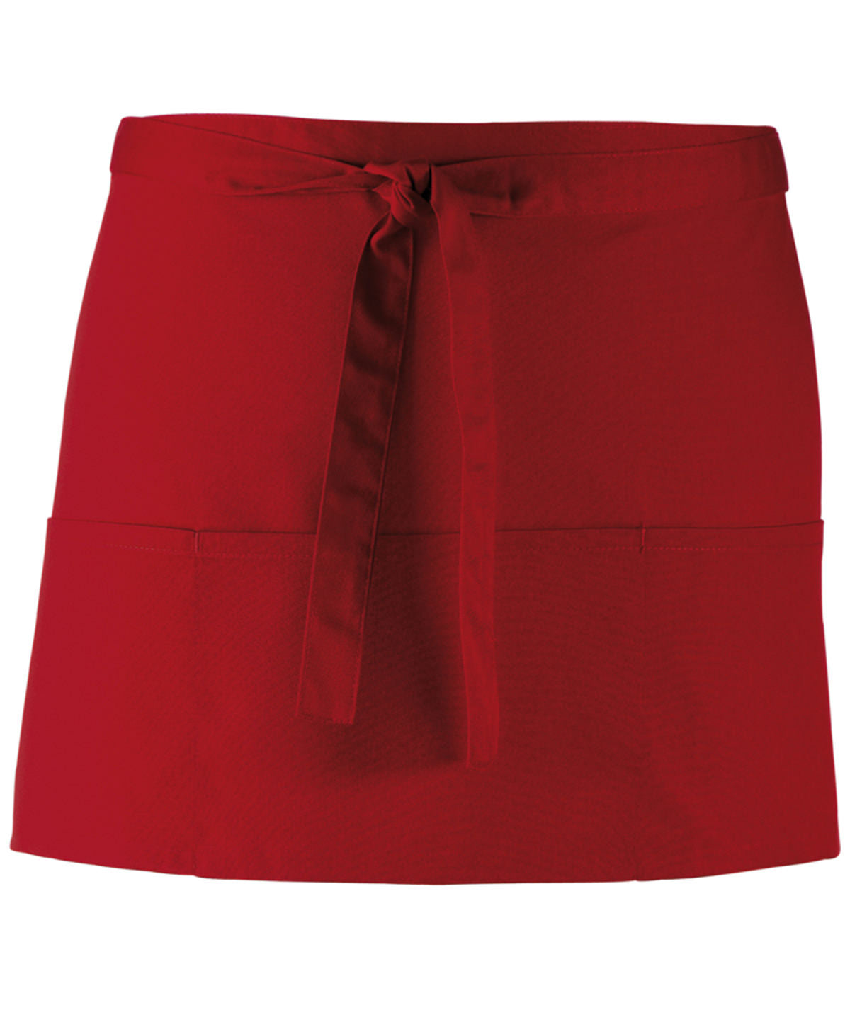 Premier PR155 Colours 3-pocket apron in Burgundy