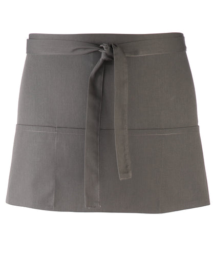 Premier PR155 Colours 3-pocket apron in Dark Grey