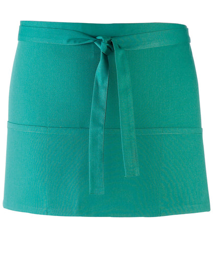 Premier PR155 Colours 3-pocket apron in Emerald