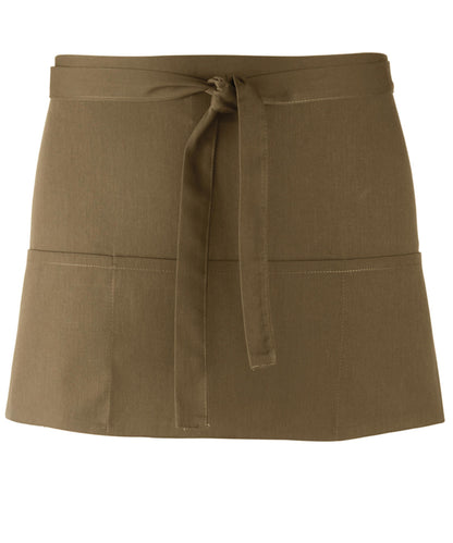 Premier PR155 Colours 3-pocket apron in Sage