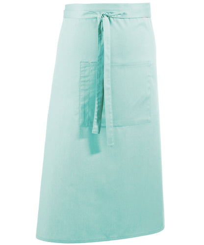 Premier PR158 Colours bar apron in Aqua
