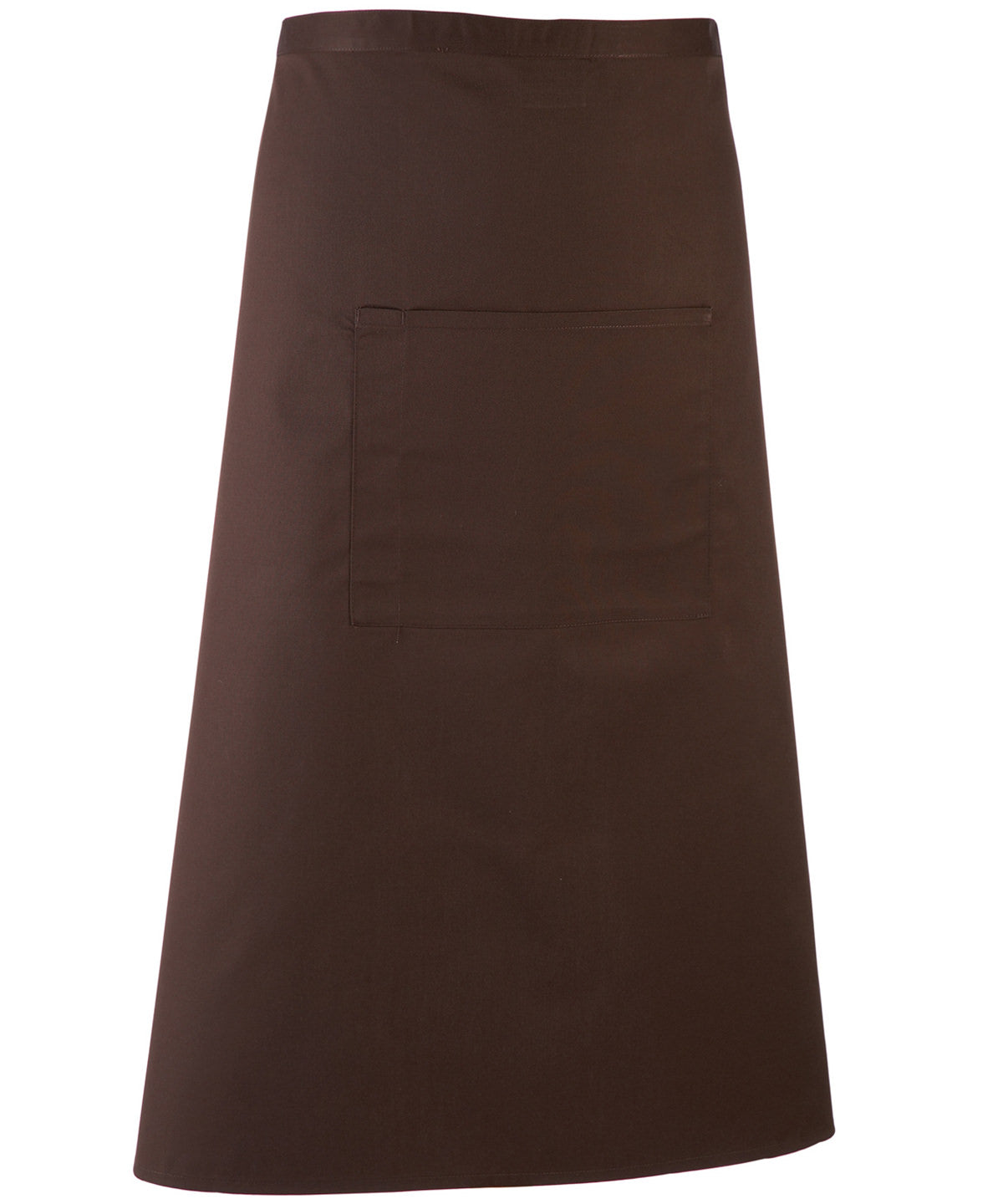Premier PR158 Colours bar apron in Brown