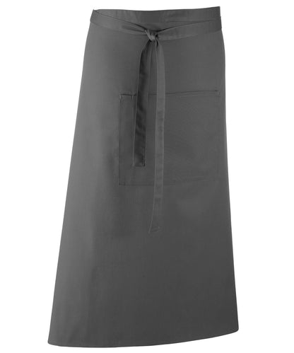 Premier PR158 Colours bar apron in Dark Grey