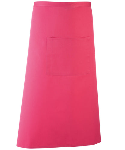 Premier PR158 Colours bar apron in Hot Pink